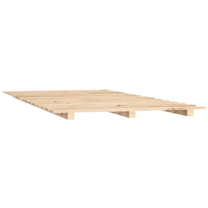 vidaXL Bed Frame without Mattress 140x200 cm Solid Wood Pine