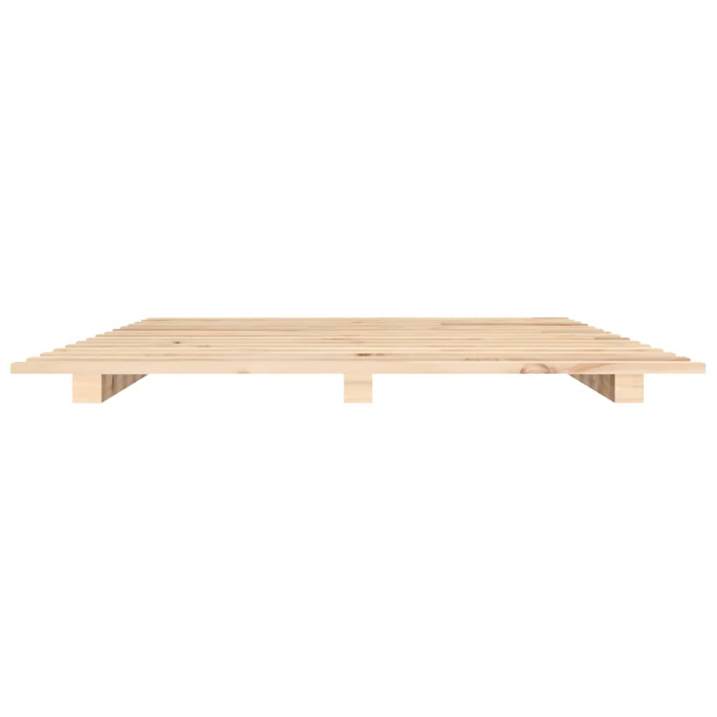 vidaXL Bed Frame without Mattress 140x200 cm Solid Wood Pine