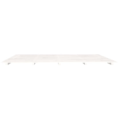 vidaXL Bed Frame without Mattress White 160x200 cm Solid Wood Pine