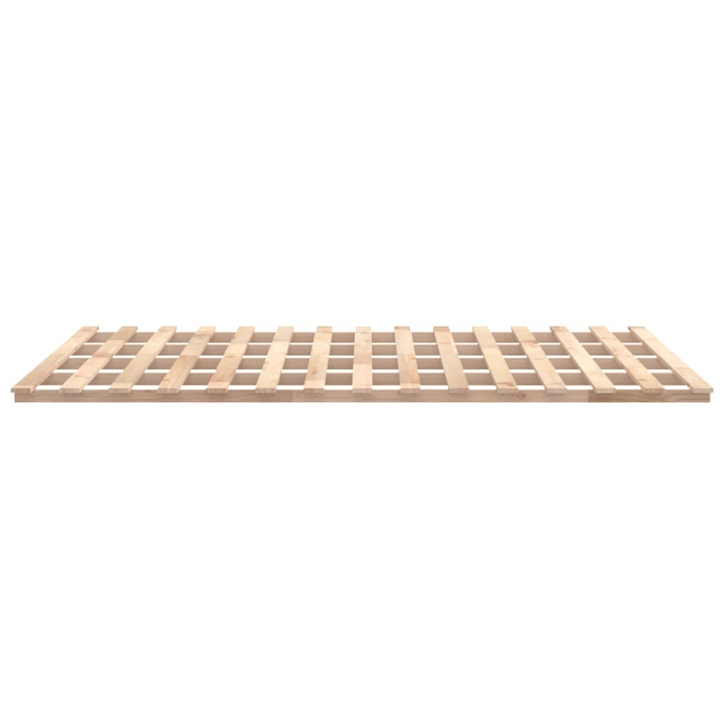 vidaXL Bed Frame without Mattress 180x200 cm Super King Solid Wood Pine
