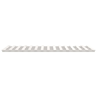 vidaXL Bed Frame without Mattress White 120x190 cm Small Double Solid Wood Pine