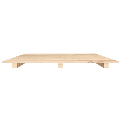 vidaXL Bed Frame without Mattress 140x190 cm Solid Wood Pine