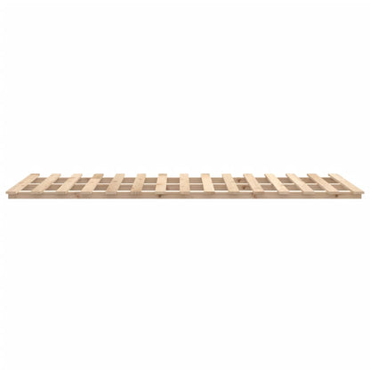 vidaXL Bed Frame without Mattress 140x190 cm Solid Wood Pine
