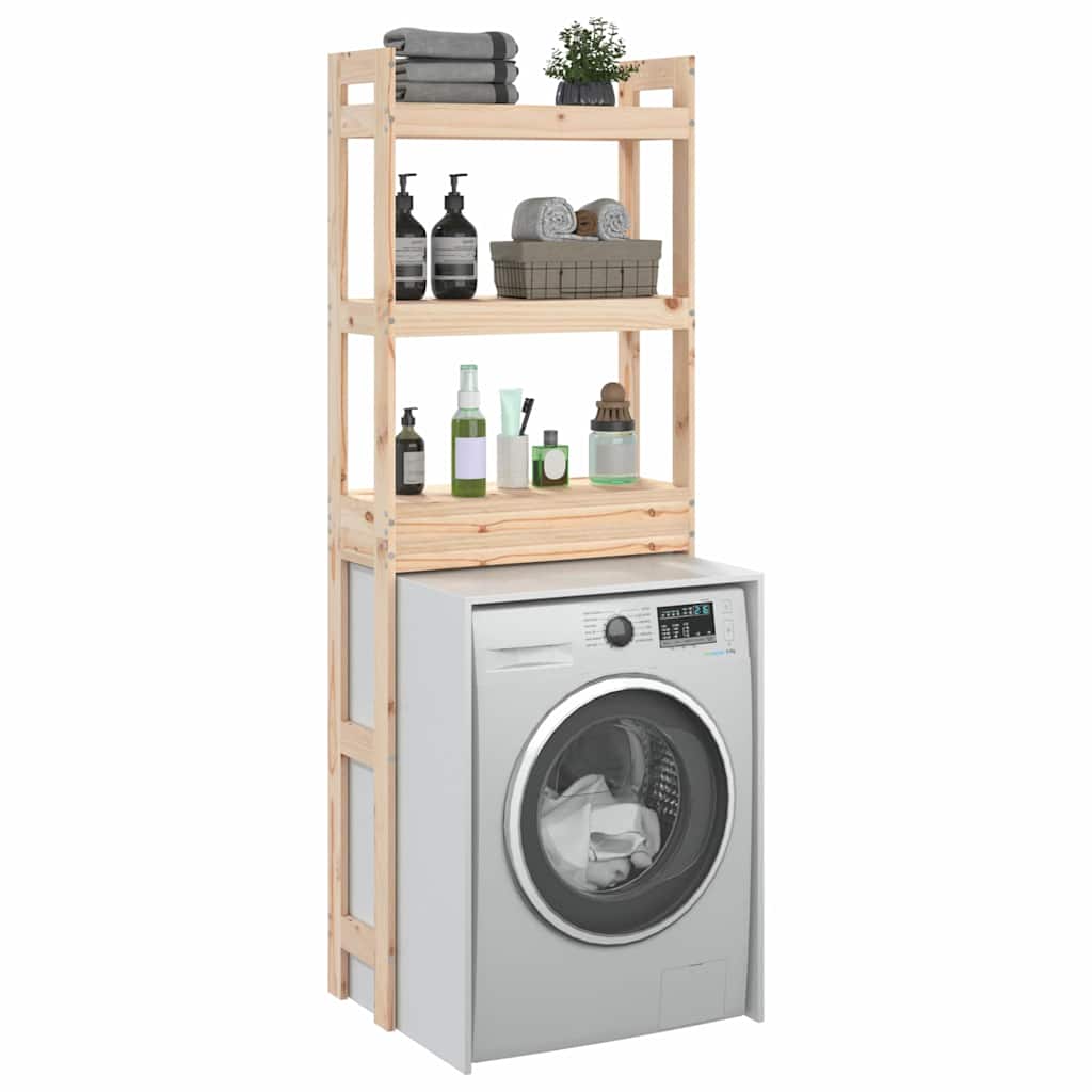 vidaXL Toilet Rack 63x26x171 cm Solid Wood Pine