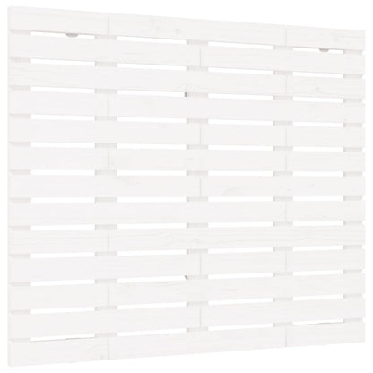 vidaXL Wall Headboard White 106x3x91.5 cm Solid Wood Pine