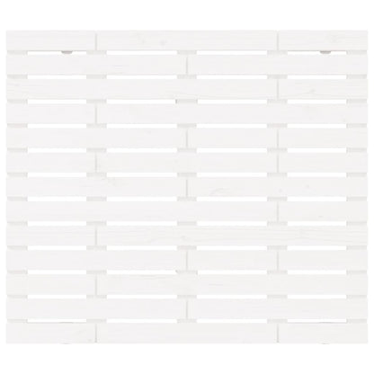vidaXL Wall Headboard White 106x3x91.5 cm Solid Wood Pine