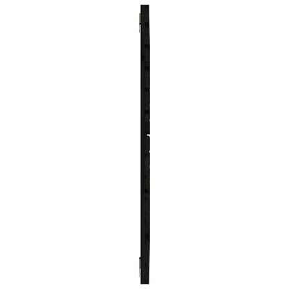 vidaXL Wall Headboard Black 106x3x91.5 cm Solid Wood Pine