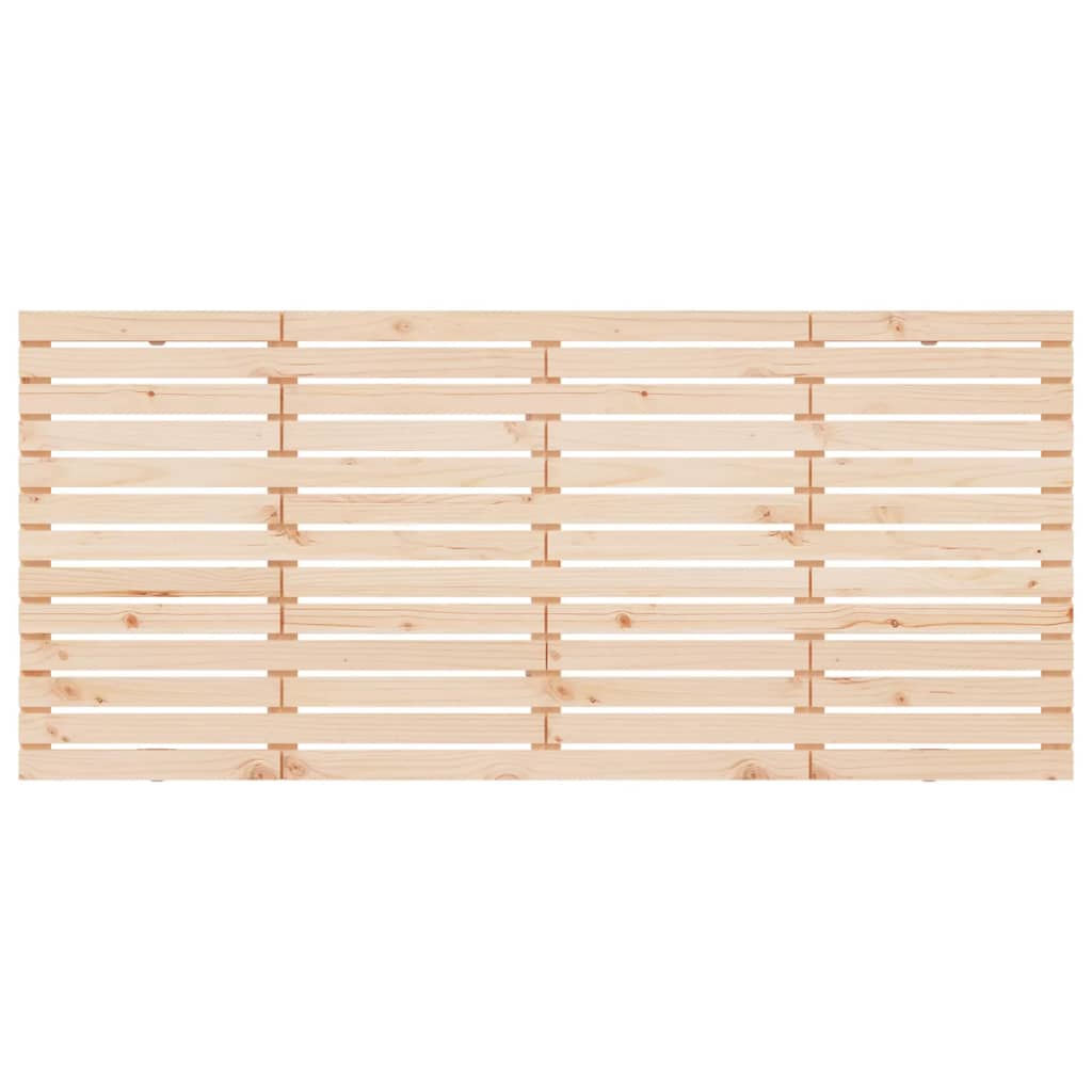 vidaXL Wall Headboard 206x3x91.5 cm Solid Wood Pine
