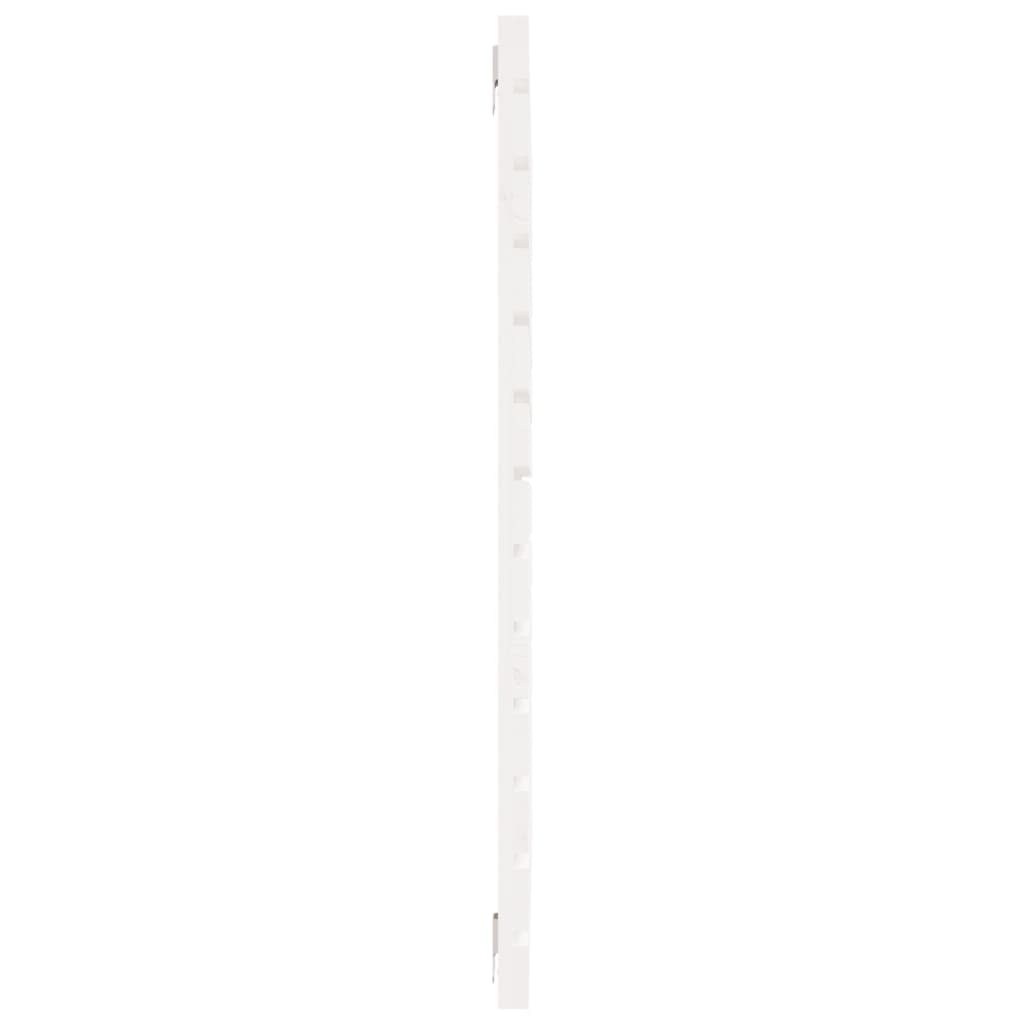 vidaXL Wall Headboard White 96x3x91.5 cm Solid Wood Pine
