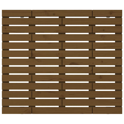 vidaXL Wall Headboard Honey Brown 96x3x91.5 cm Solid Wood Pine