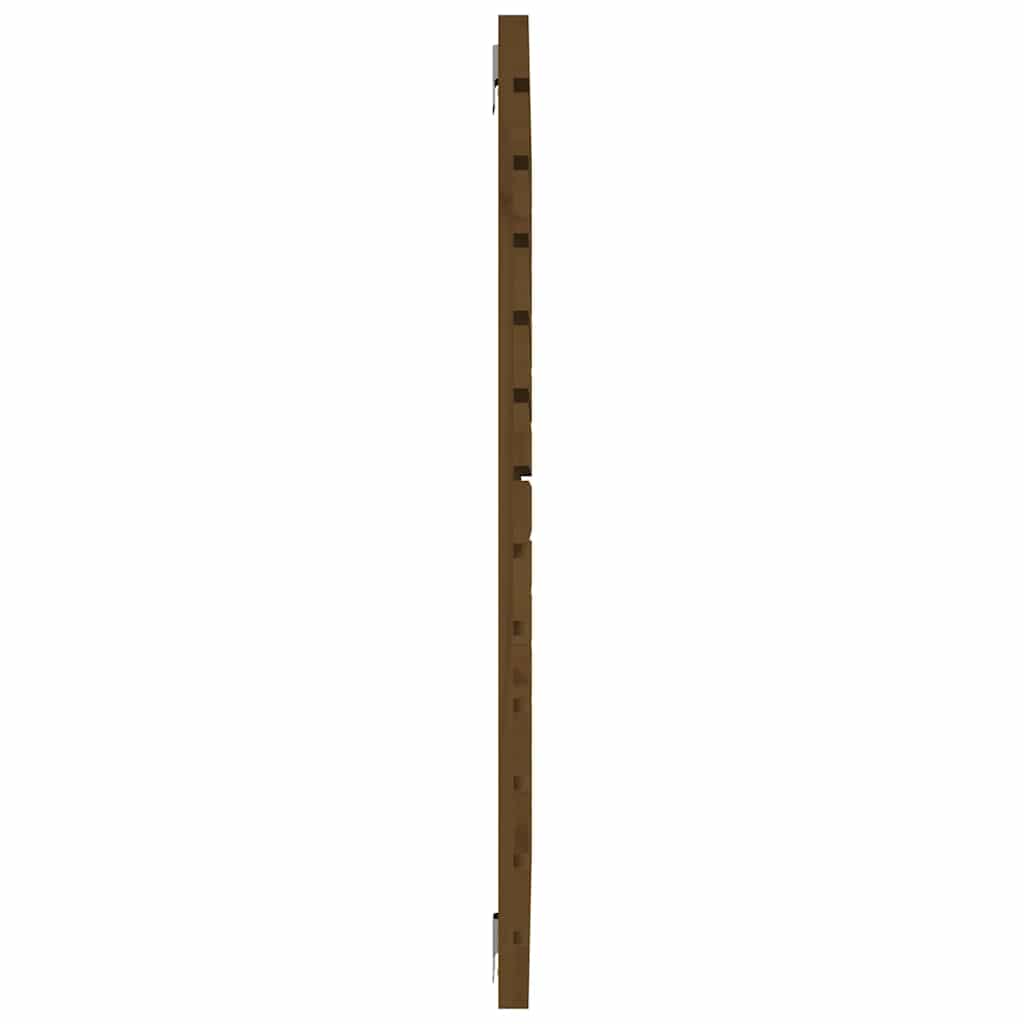 vidaXL Wall Headboard Honey Brown 96x3x91.5 cm Solid Wood Pine