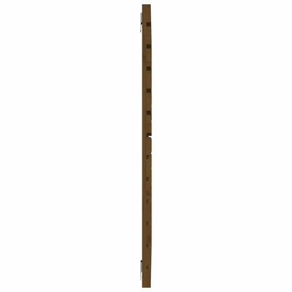 vidaXL Wall Headboard Honey Brown 96x3x91.5 cm Solid Wood Pine