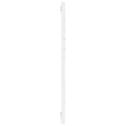 vidaXL Wall Headboard White 126x3x91.5 cm Solid Wood Pine