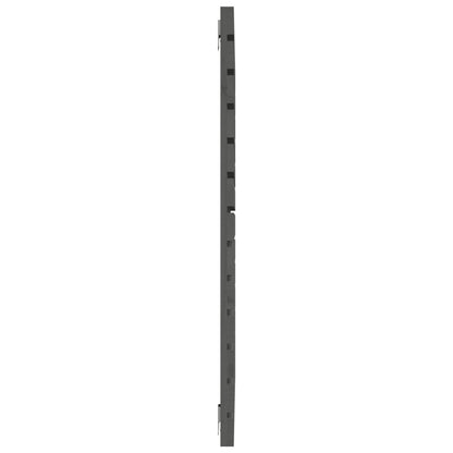 vidaXL Wall Headboard Grey 126x3x91.5 cm Solid Wood Pine