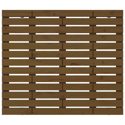 vidaXL Wall Headboard Honey Brown 126x3x91.5 cm Solid Wood Pine