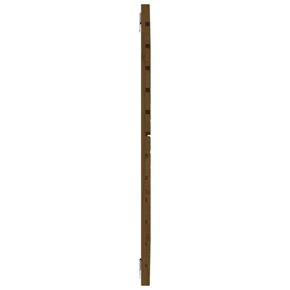 vidaXL Wall Headboard Honey Brown 126x3x91.5 cm Solid Wood Pine