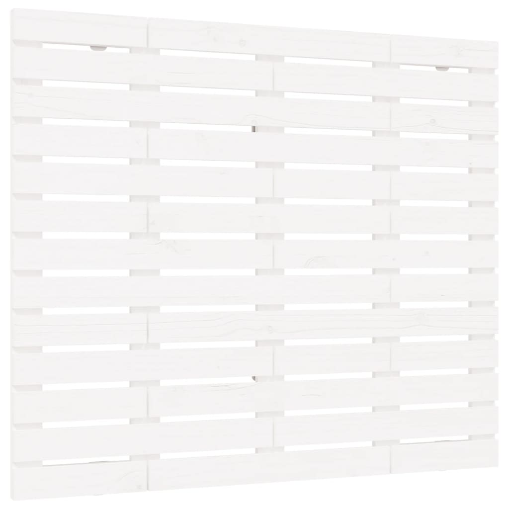 vidaXL Wall Headboard White 146x3x91.5 cm Solid Wood Pine