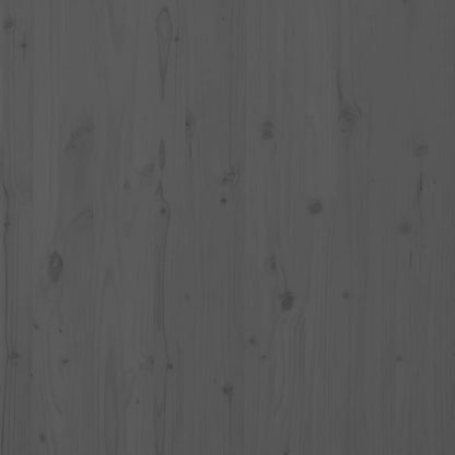 vidaXL Wall Headboard Grey 146x3x91.5 cm Solid Wood Pine