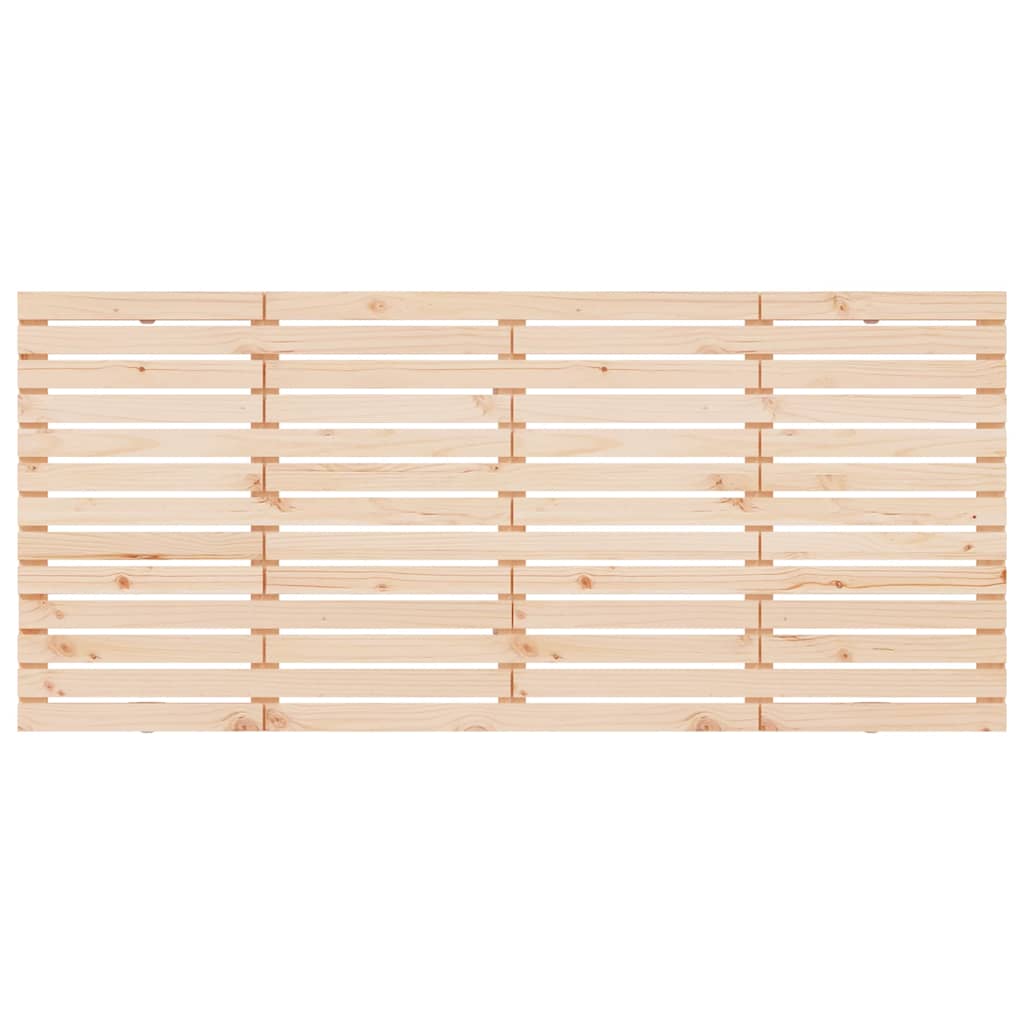 vidaXL Wall Headboard 156x3x91.5 cm Solid Wood Pine