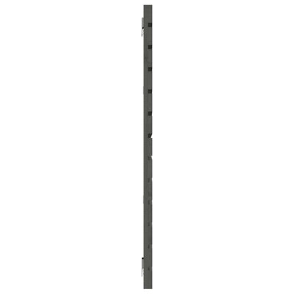 vidaXL Wall Headboard Grey 156x3x91.5 cm Solid Wood Pine