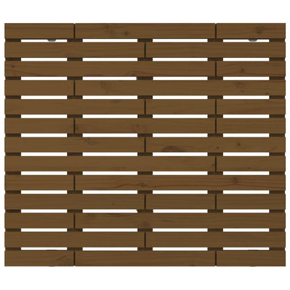 vidaXL Wall Headboard Honey Brown 81x3x91.5 cm Solid Wood Pine