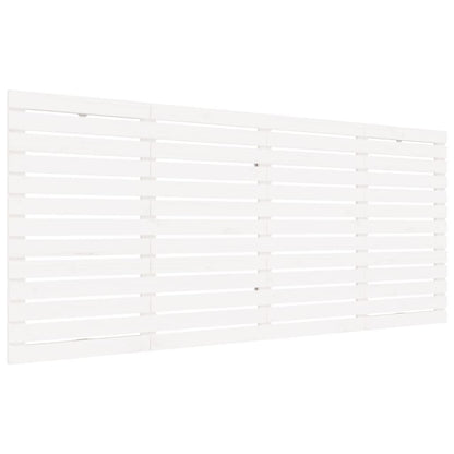vidaXL Wall Headboard White 166x3x91.5 cm Solid Wood Pine