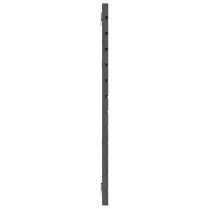 vidaXL Wall Headboard Grey 166x3x91.5 cm Solid Wood Pine