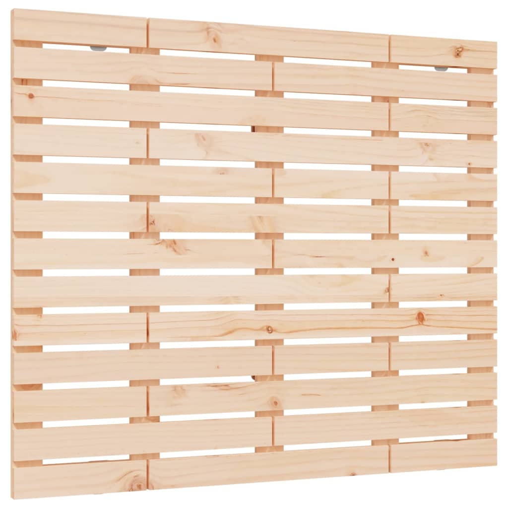 vidaXL Wall Headboard 141x3x91.5 cm Solid Wood Pine