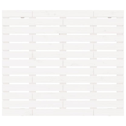 vidaXL Wall Headboard White 141x3x91.5 cm Solid Wood Pine