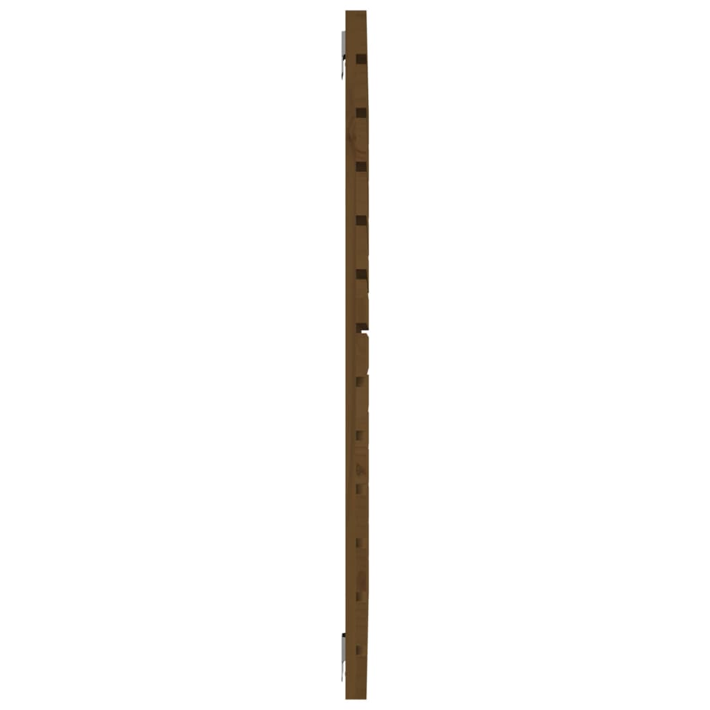 vidaXL Wall Headboard Honey Brown 141x3x91.5 cm Solid Wood Pine