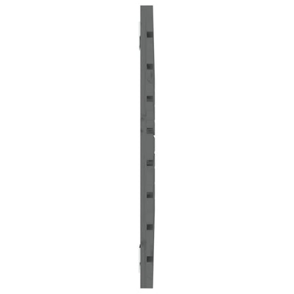 vidaXL Wall Headboard Grey 106x3x63 cm Solid Wood Pine