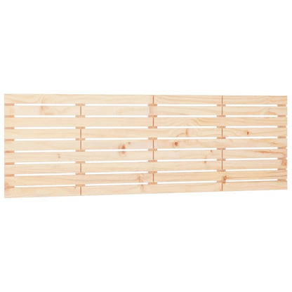 vidaXL Wall Headboard 206x3x63 cm Solid Wood Pine