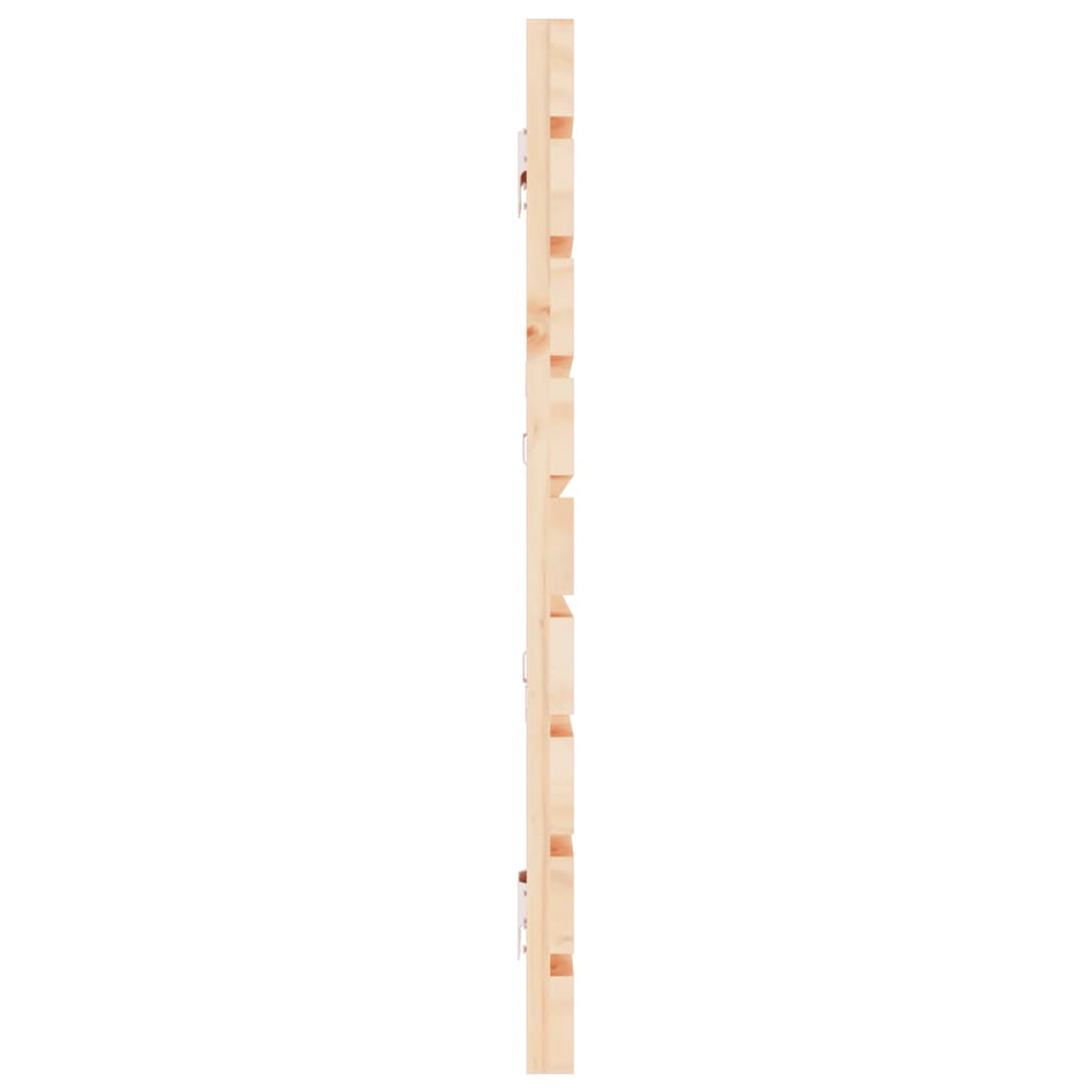 vidaXL Wall Headboard 206x3x63 cm Solid Wood Pine