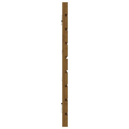 vidaXL Wall Headboard Honey Brown 206x3x63 cm Solid Wood Pine