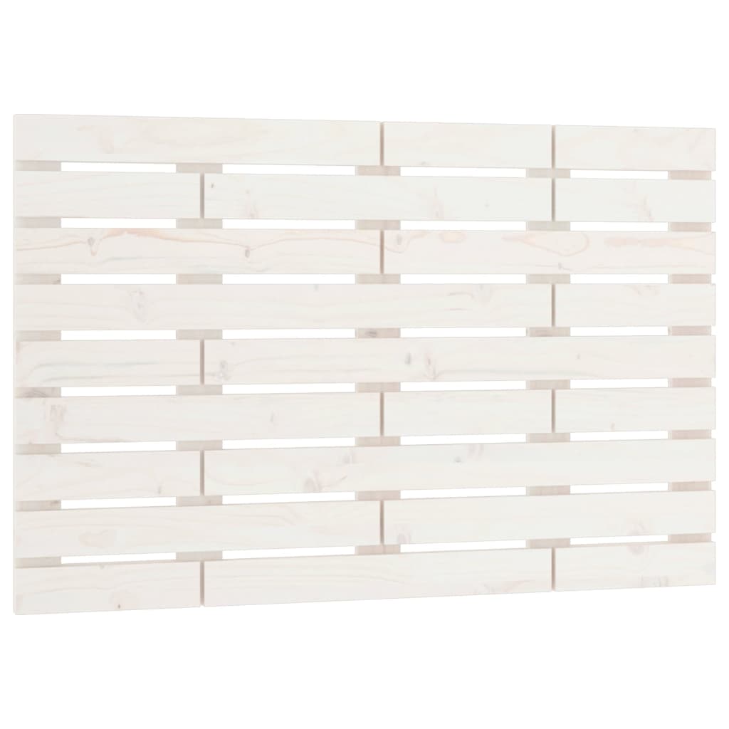 vidaXL Wall Headboard White 96x3x63 cm Solid Wood Pine