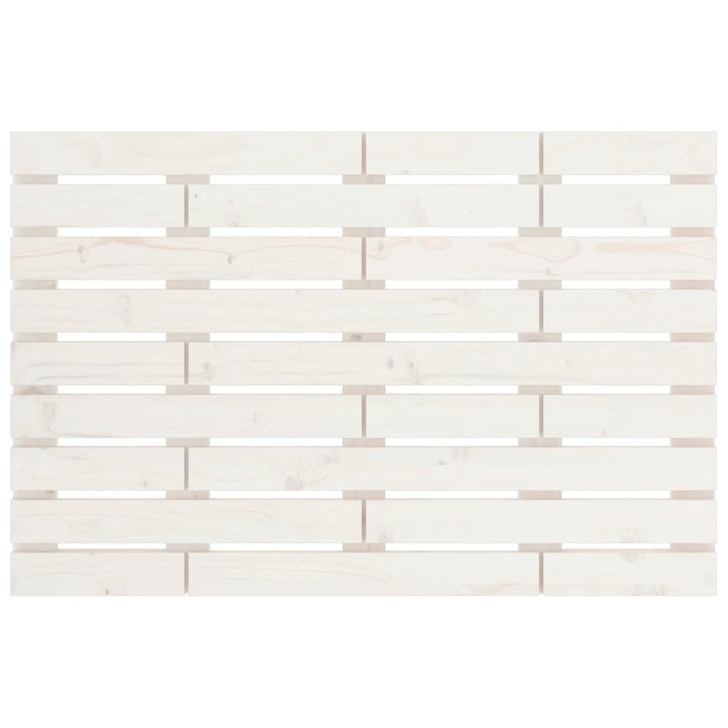 vidaXL Wall Headboard White 96x3x63 cm Solid Wood Pine