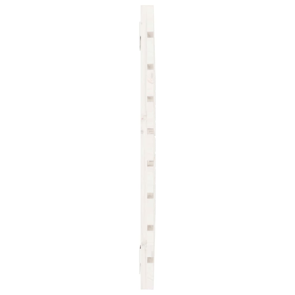 vidaXL Wall Headboard White 96x3x63 cm Solid Wood Pine
