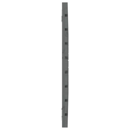 vidaXL Wall Headboard Grey 96x3x63 cm Solid Wood Pine