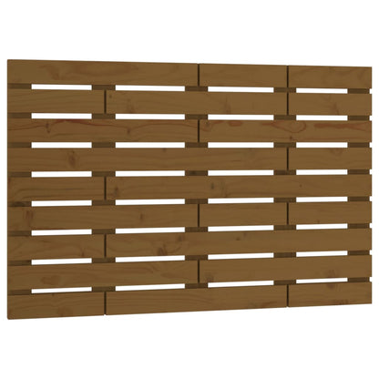 vidaXL Wall Headboard Honey Brown 96x3x63 cm Solid Wood Pine