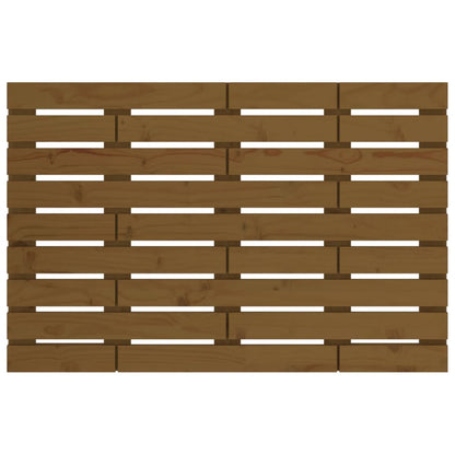 vidaXL Wall Headboard Honey Brown 96x3x63 cm Solid Wood Pine