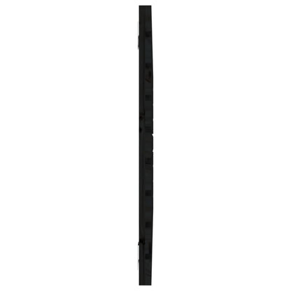 vidaXL Wall Headboard Black 96x3x63 cm Solid Wood Pine