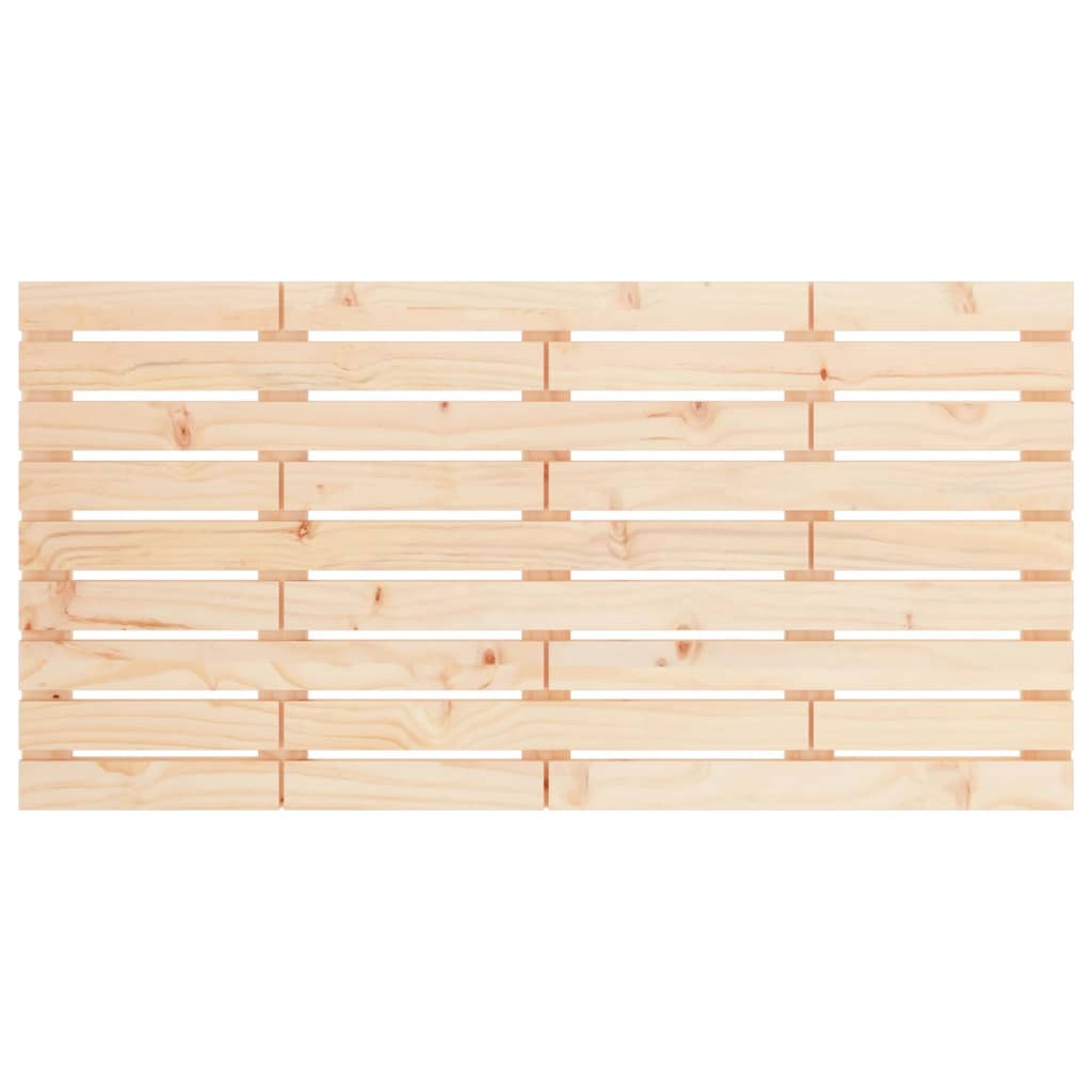 vidaXL Wall Headboard 126x3x63 cm Solid Wood Pine