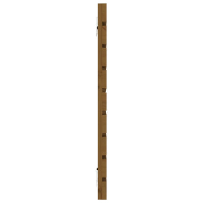 vidaXL Wall Headboard Honey Brown 126x3x63 cm Solid Wood Pine