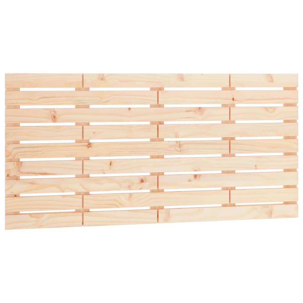 vidaXL Wall Headboard 146x3x63 cm Solid Wood Pine