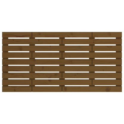 vidaXL Wall Headboard Honey Brown 146x3x63 cm Solid Wood Pine