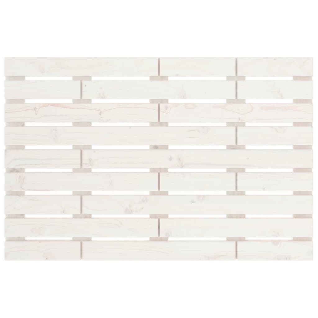 vidaXL Wall Headboard White 81x3x63 cm Solid Wood Pine