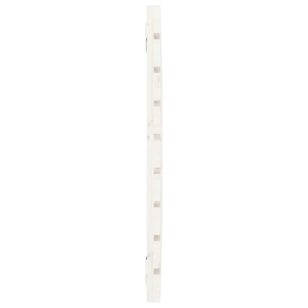 vidaXL Wall Headboard White 81x3x63 cm Solid Wood Pine