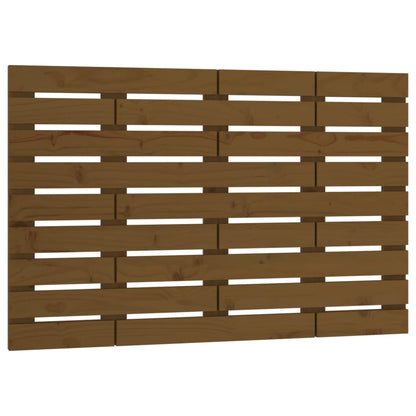 vidaXL Wall Headboard Honey Brown 81x3x63 cm Solid Wood Pine
