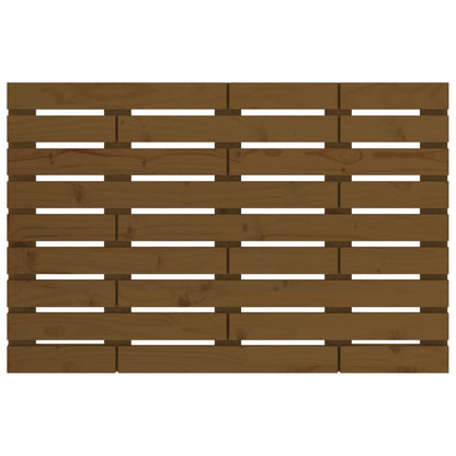vidaXL Wall Headboard Honey Brown 81x3x63 cm Solid Wood Pine