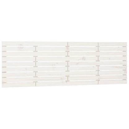 vidaXL Wall Headboard White 166x3x63 cm Solid Wood Pine